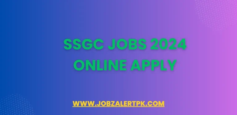 SSGC Jobs 2024 Online Apply