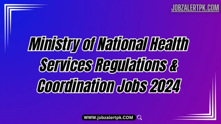 Ministry of National Health Services Regulations & Coordination