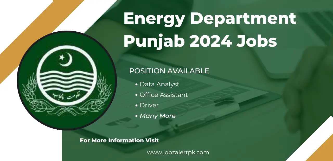 Energy Department Punjab 2024 Advertisement Online Apply