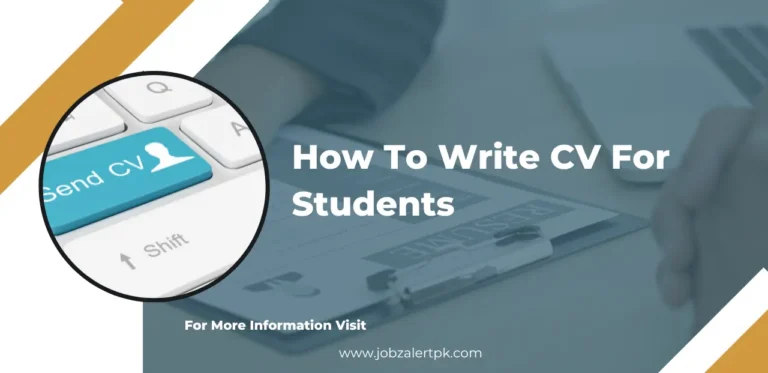 How To Write CV For Students