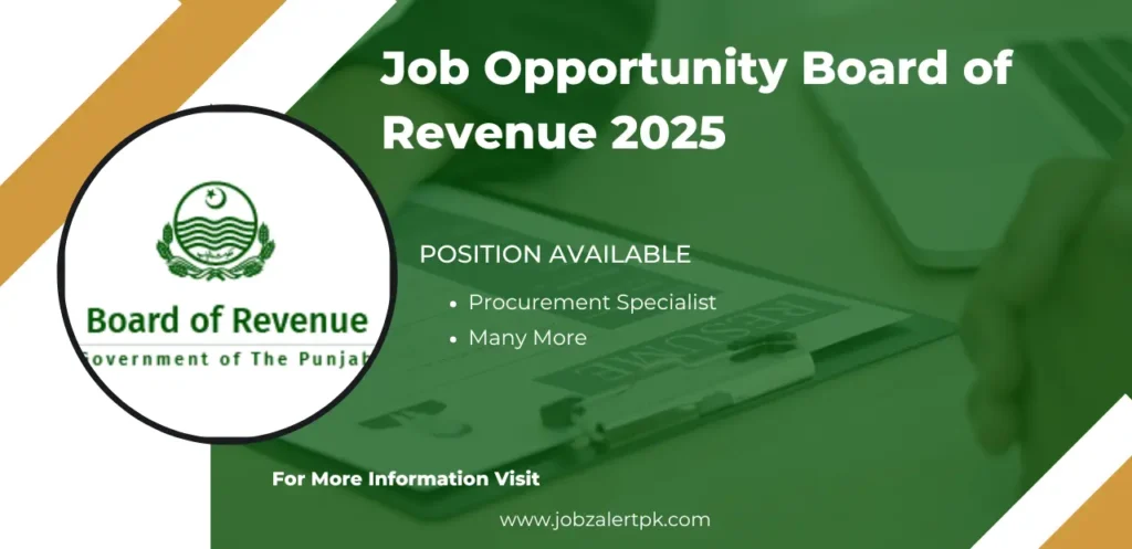 Job Opportunity Board of Revenue 2025 Advertisment Apply Onnline