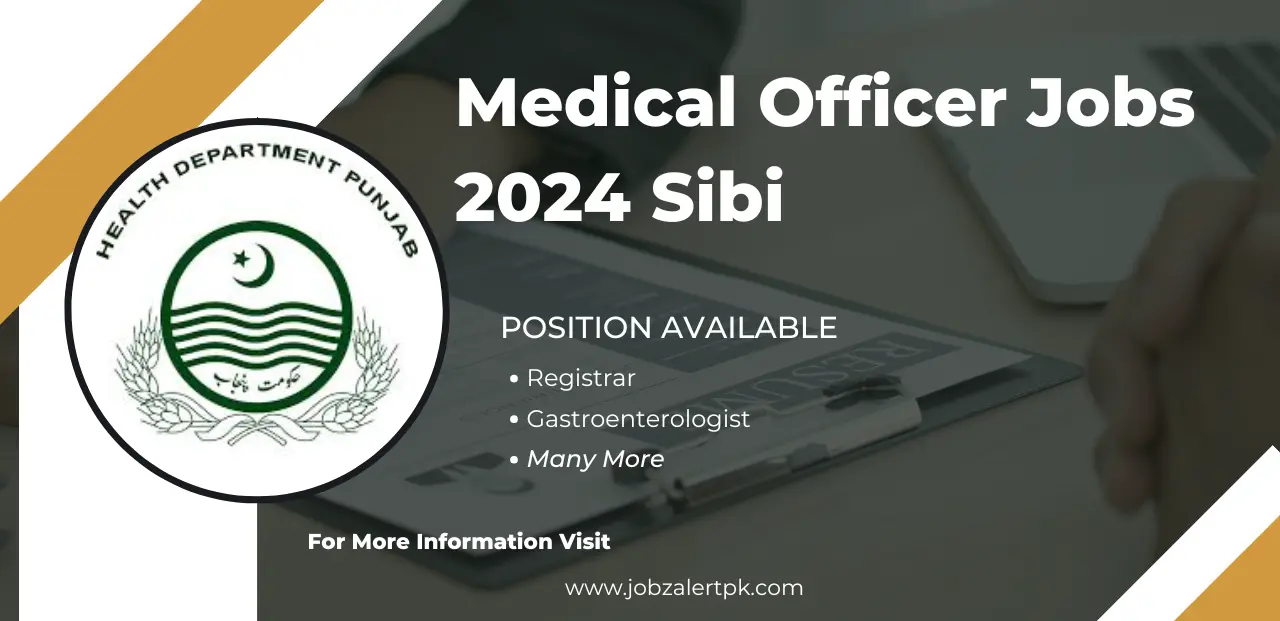 Medical Officer Jobs 2024 In Health Department Sibi Online Apply