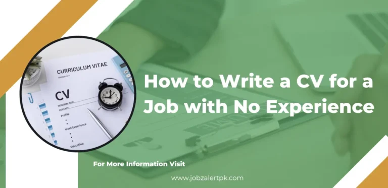 How to Write a CV for a Job with No Experience