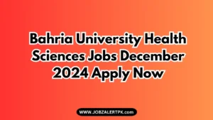 Bahria University Health Sciences Jobs December 2024 Apply Now